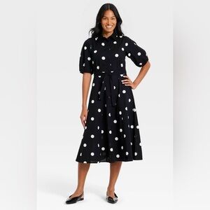 a new day | Dresses | A New Day Striped Linen Midi Dress Nwt Target Puff Short Sleeve 6 | Poshmark a new day | Dresses | A New Day Striped Linen Midi Dress Nwt Target Puff Short Sleeve 6 | Poshmark